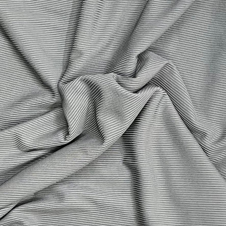 Pound A Metre 3 Metres Luxurious Ribbed Jersey 55” Wide - (Charcoal)