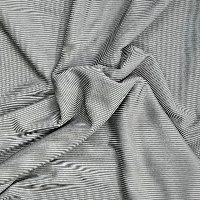 Pound A Metre 3 Metres Luxurious Ribbed Jersey 55” Wide - (Charcoal)