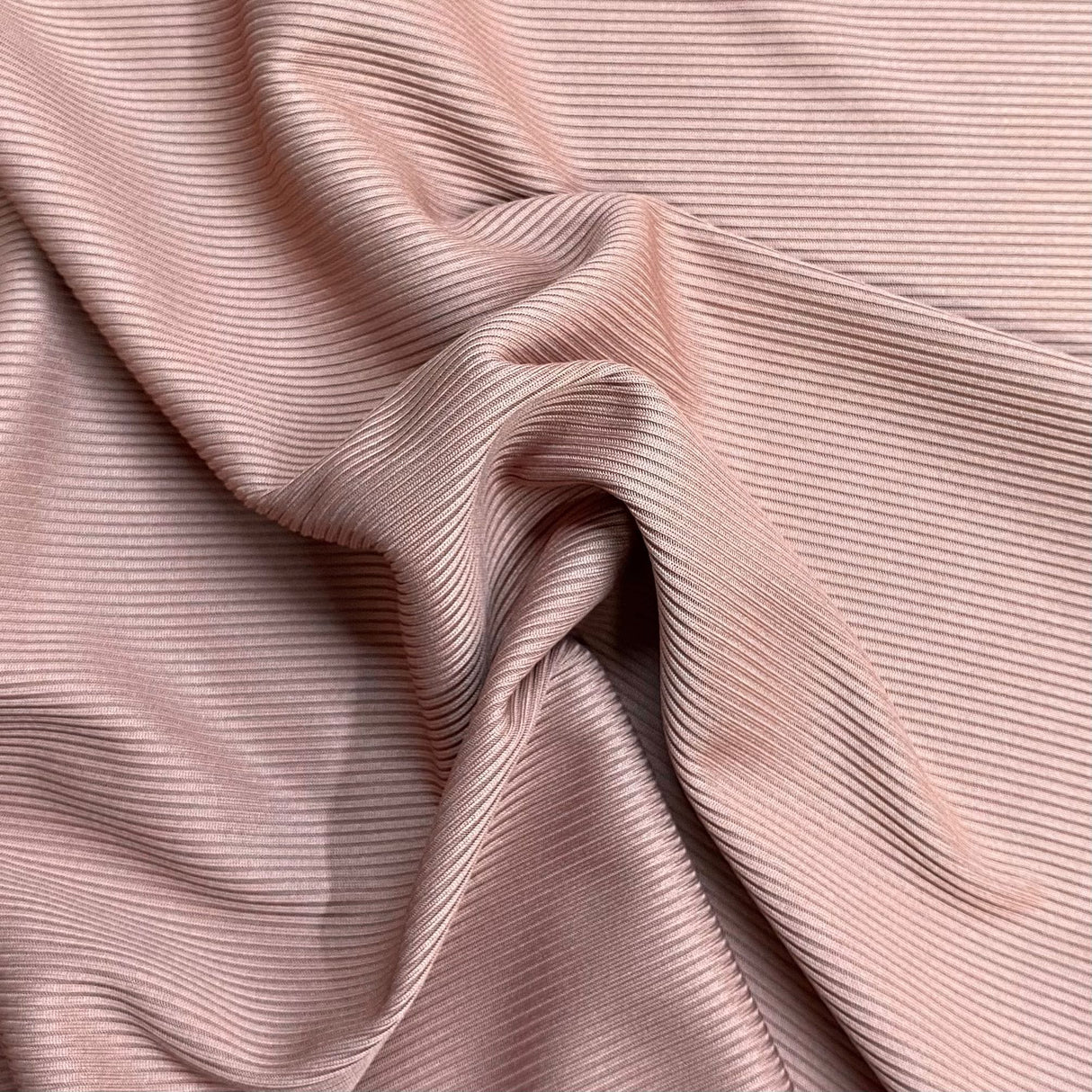 Pound A Metre 3 Metres Luxurious Ribbed Jersey 55” Wide - (Dark Mauve) (EOL)