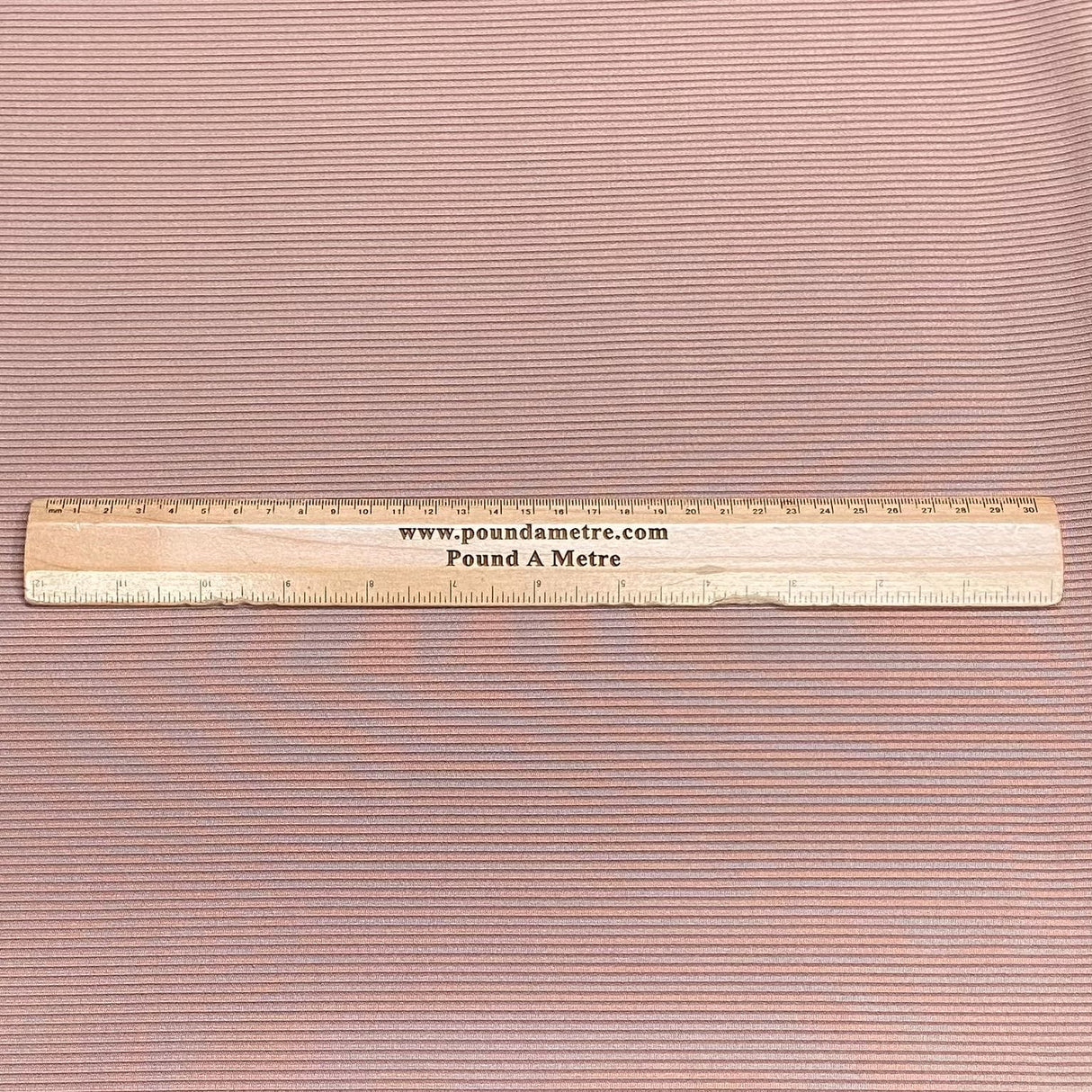 Pound A Metre 3 Metres Luxurious Ribbed Jersey 55” Wide - (Dark Mauve) (EOL)