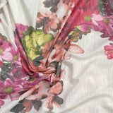 Pound A Metre 3 Metres Luxurious Ribbed Jersey 55” Wide - (Garden)