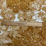 Pound A Metre 3 Metres Luxurious Ribbed Jersey 55” Wide - (Golden Garden)