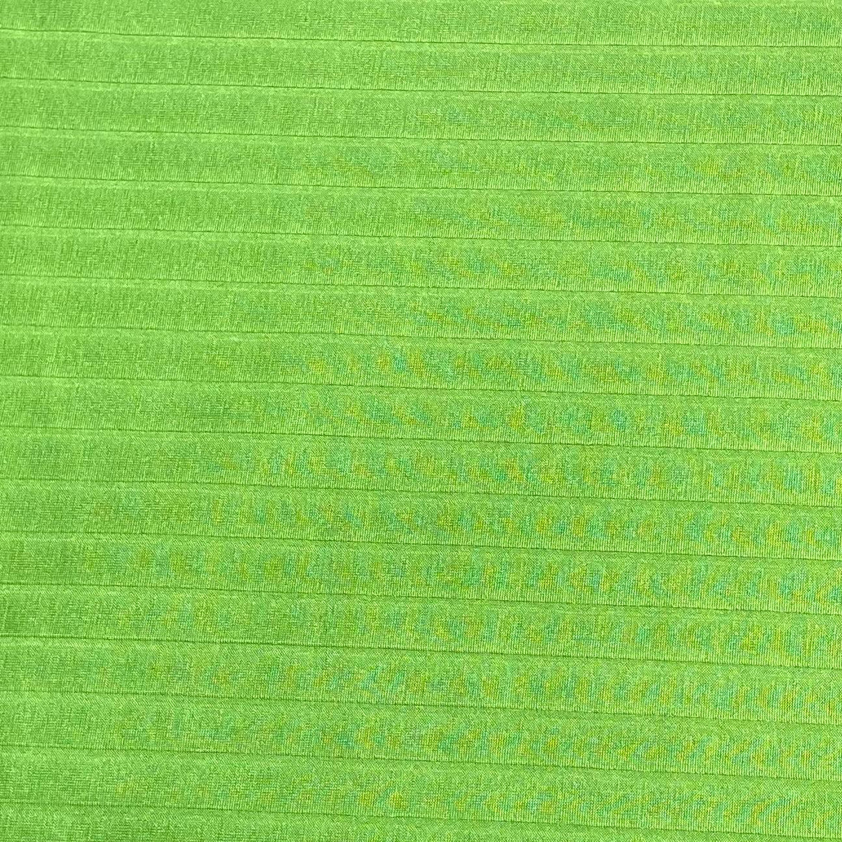 Pound A Metre 3 Metres Luxurious Ribbed Jersey 55” Wide - (Green) (EOL)