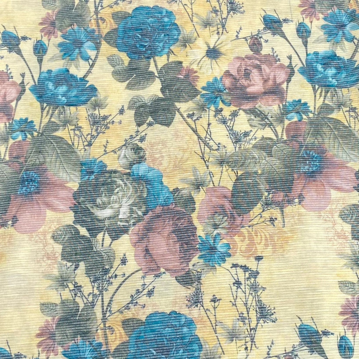 Pound A Metre 3 Metres Luxurious Ribbed Jersey 55” Wide - (Lemon) (EOL)