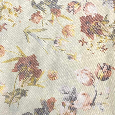 Pound A Metre 3 Metres Luxurious Ribbed Jersey 55” Wide - (Lemon)