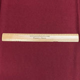 Pound A Metre 3 Metres Luxurious Ribbed Jersey 55” Wide - (Maroon) (EOL)