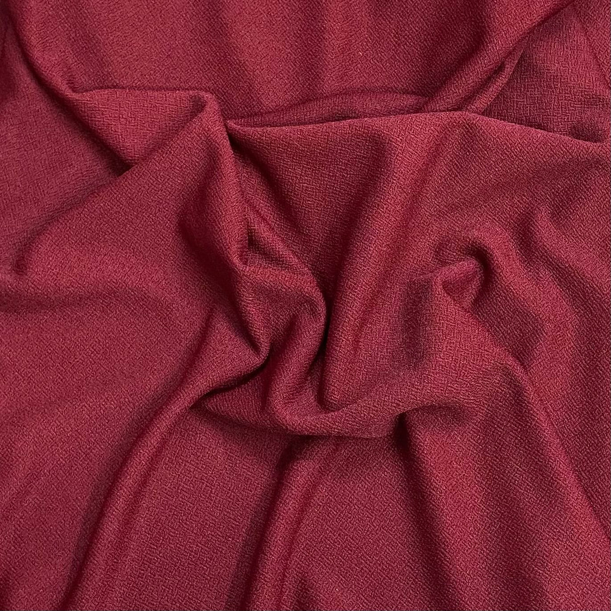 Pound A Metre 3 Metres Luxurious Ribbed Jersey 55” Wide - (Maroon) (EOL)