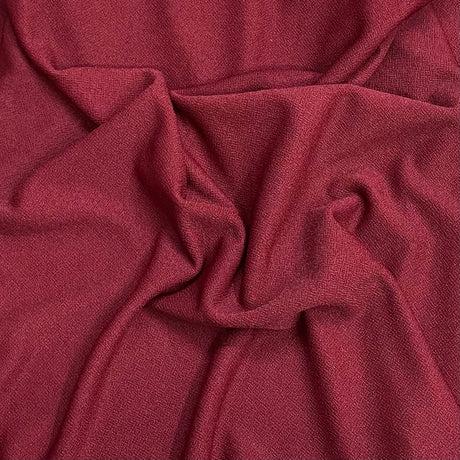Pound A Metre 3 Metres Luxurious Ribbed Jersey 55” Wide - (Maroon) (EOL)