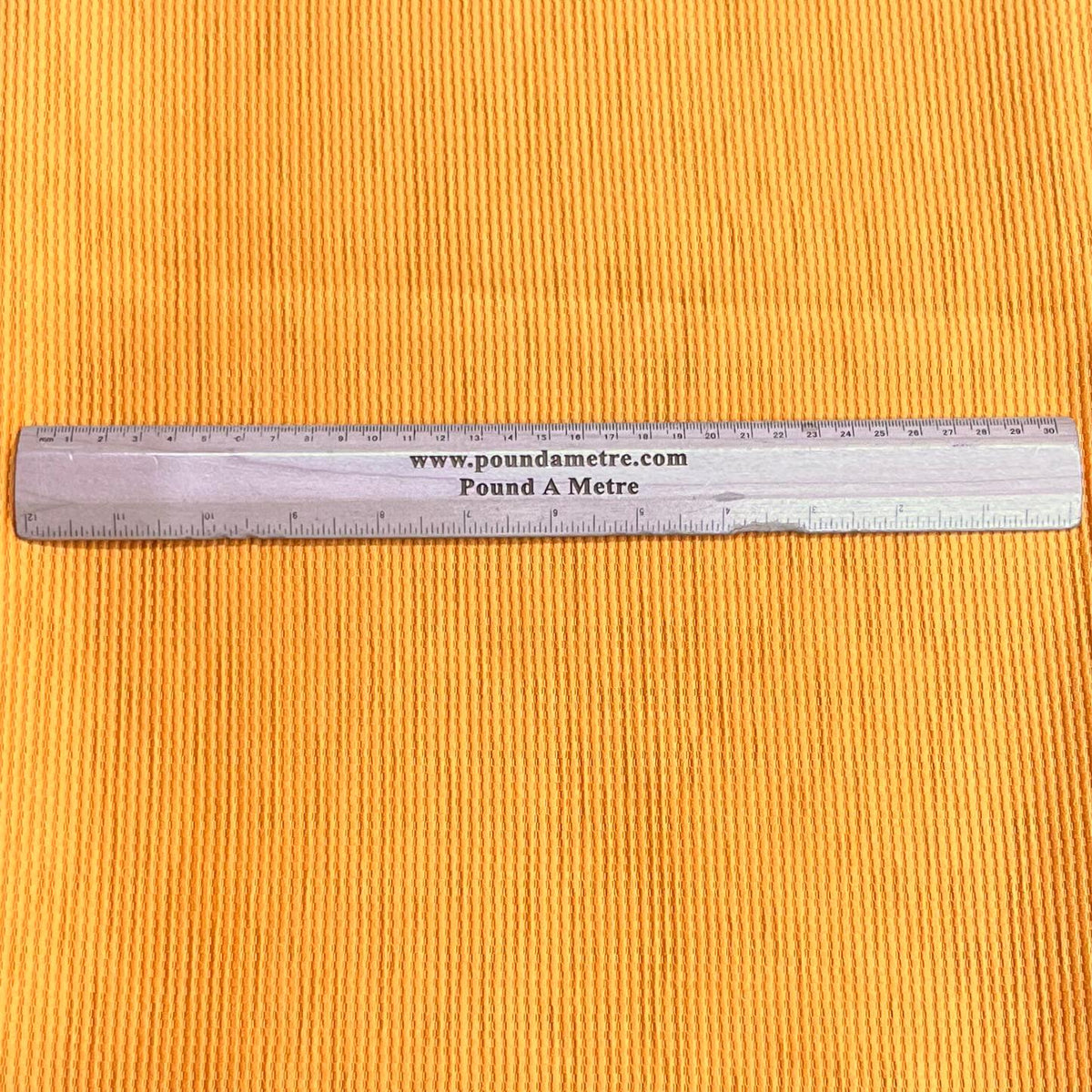 Pound A Metre 3 Metres Luxurious Ribbed Jersey 55” Wide - (Mustard)