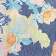 Pound A Metre 3 Metres Luxurious Ribbed Jersey 55” Wide - (Night Garden)