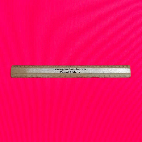 Pound A Metre 3 Metres Luxurious Ribbed Jersey 55” Wide - (Nylon Pink) (EOL)