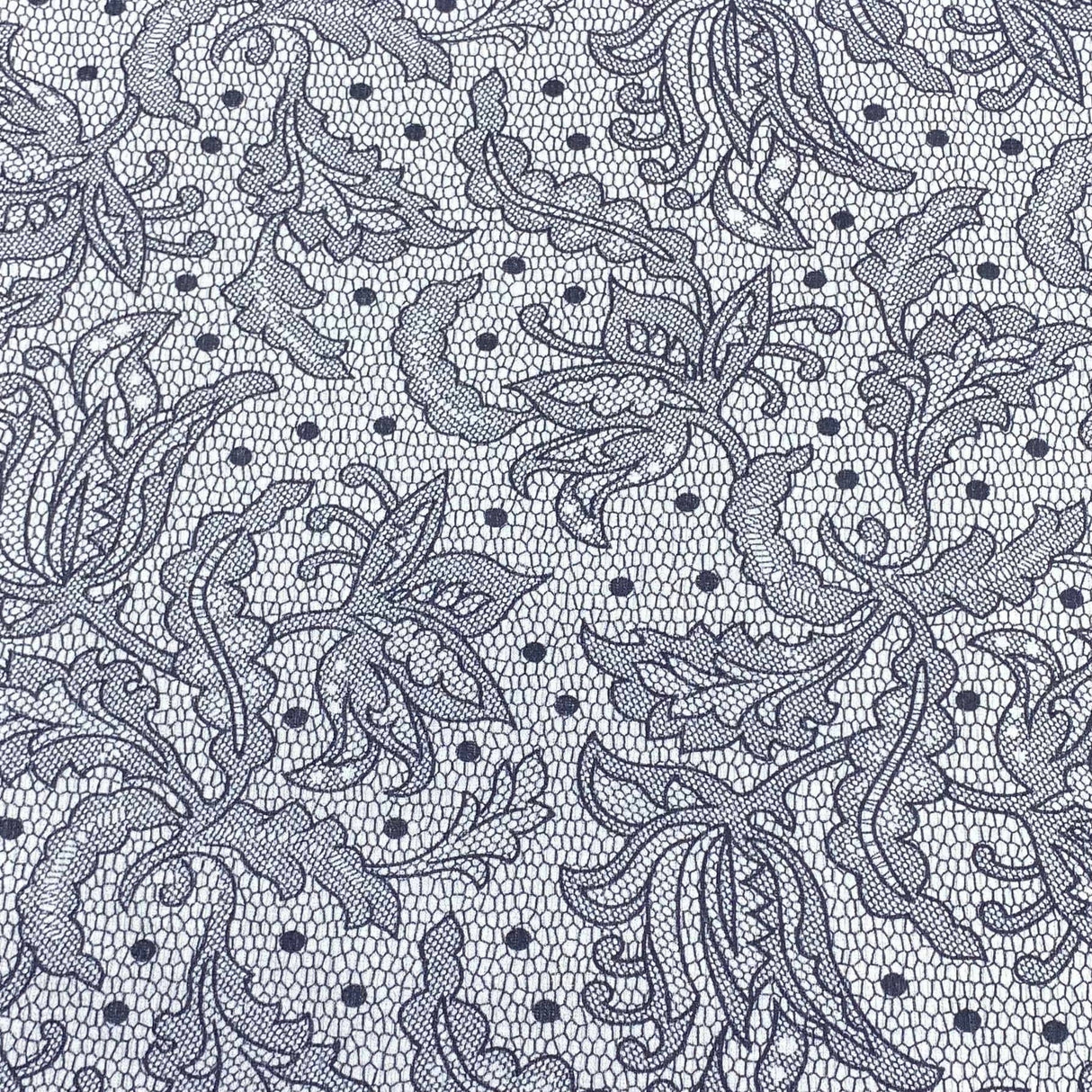 Pound A Metre 3 Metres Luxurious Ribbed Jersey 55” Wide - (Paisley) (EOL)
