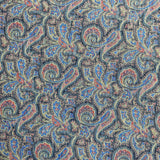 Pound A Metre 3 Metres Luxurious Ribbed Jersey 55” Wide - (Paisley)