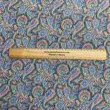 Pound A Metre 3 Metres Luxurious Ribbed Jersey 55” Wide - (Paisley)