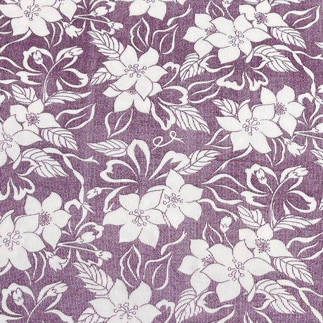 Pound A Metre 3 Metres Luxurious Ribbed Jersey 55” Wide - (Purple)