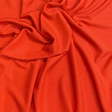 Pound A Metre 3 Metres Luxurious Ribbed Jersey 55” Wide - (Red) (EOL)