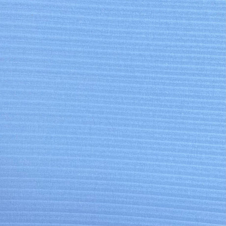 Pound A Metre 3 Metres Luxurious Ribbed Jersey 55” Wide - (Sky) (Multi Buy)