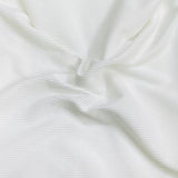 Pound A Metre 3 Metres Luxurious Ribbed Jersey 55” Wide - (Suger) (EOL)