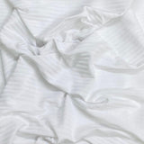 Pound A Metre 3 Metres Luxurious Ribbed Jersey 55” Wide - (White) (EOL)
