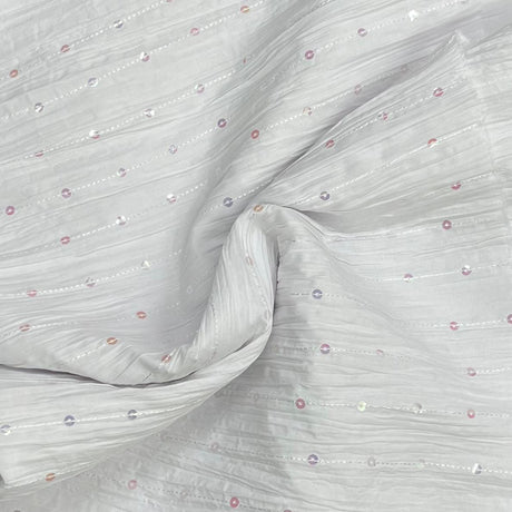 Pound A Metre 3 Metres Luxurious Sequin On Cotton Poplin – 45" Wide