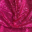 Pound A Metre 3 Metres 3 Metres - Luxurious Sequins On Net - 55" Wide - (Cerise)