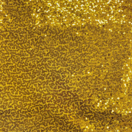Pound A Metre 3 Metres 3 Metres - Luxurious Sequins On Net - 55" Wide - (Gold)