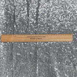 Pound A Metre 3 Metres 3 Metres - Luxurious Sequins On Net - 55" Wide - (Gray)