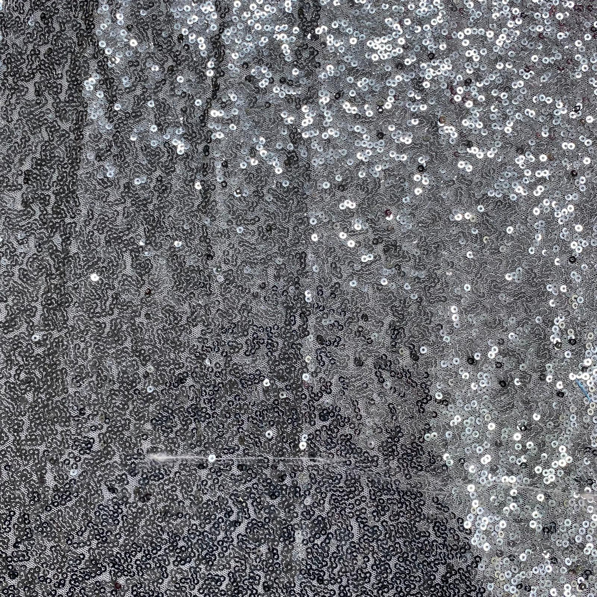 Pound A Metre 3 Metres 3 Metres - Luxurious Sequins On Net - 55" Wide - (Gray)