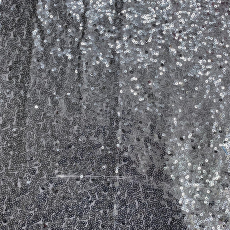 Pound A Metre 3 Metres 3 Metres - Luxurious Sequins On Net - 55" Wide - (Gray)