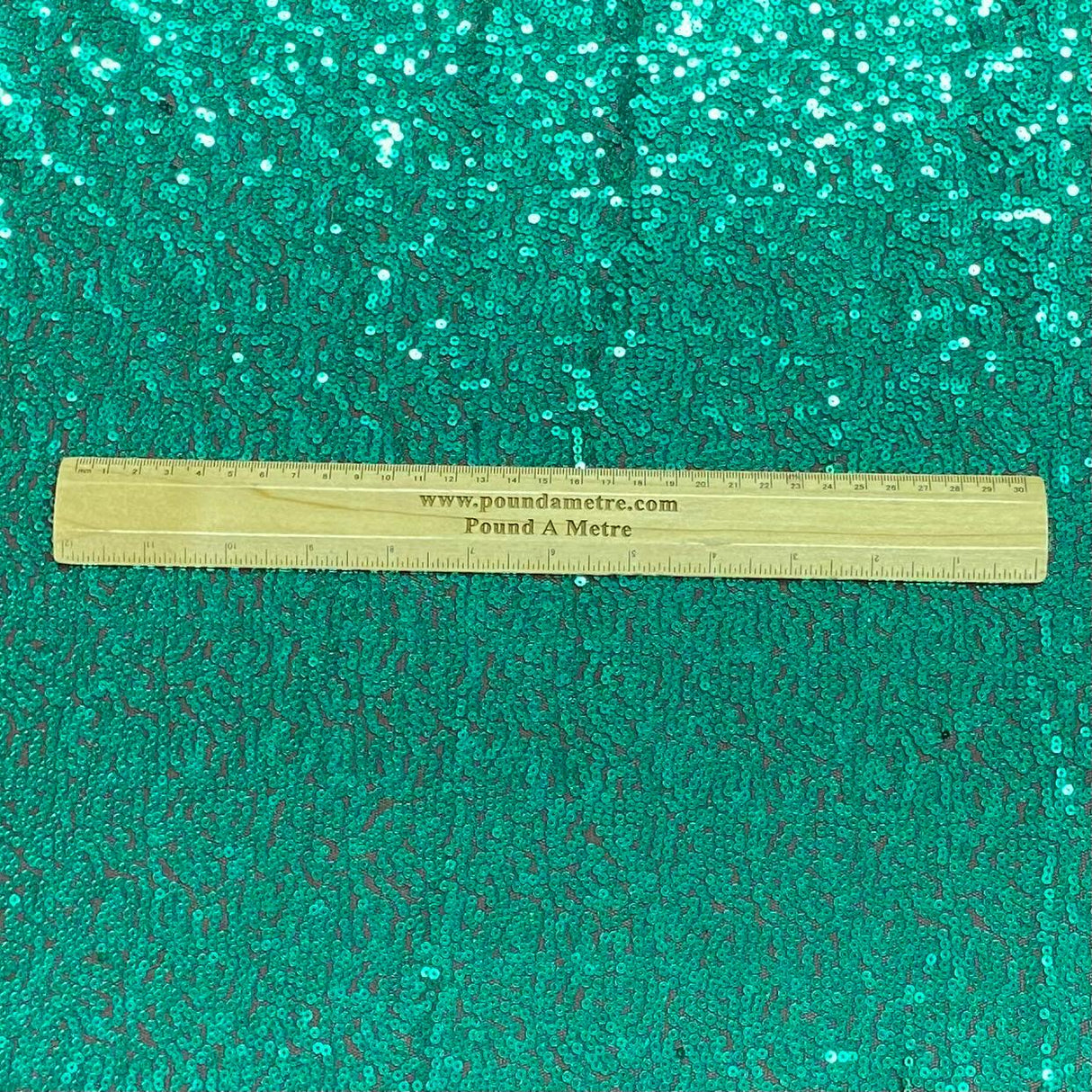 Pound A Metre 3 Metres 3 Metres - Luxurious Sequins On Net - 55" Wide - (Green)