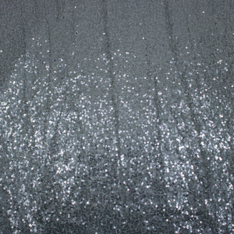 Pound A Metre 3 Metres 3 Metres - Luxurious Sequins On Net - 55" Wide - Grey