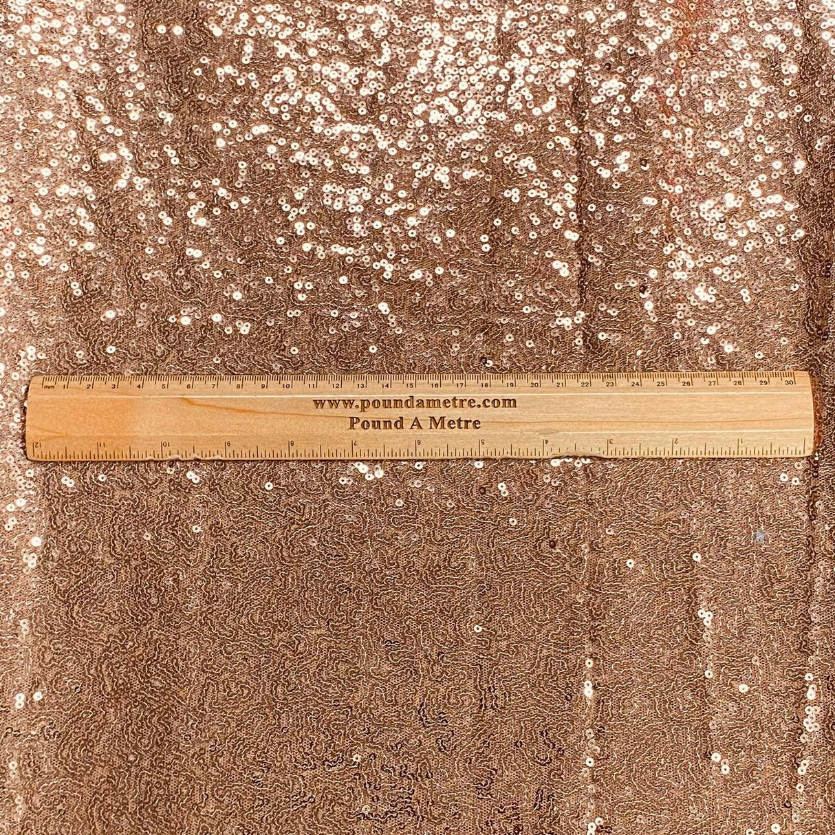 Pound A Metre 3 Metres 3 Metres - Luxurious Sequins On Net - 55" Wide - (Light)