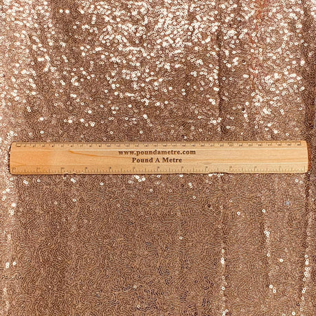 Pound A Metre 3 Metres 3 Metres - Luxurious Sequins On Net - 55" Wide - (Light)