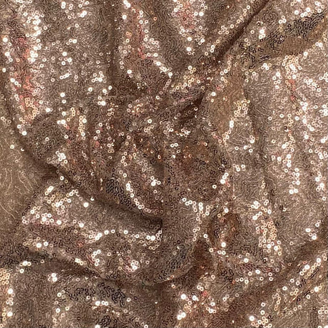 Pound A Metre 3 Metres 3 Metres - Luxurious Sequins On Net - 55" Wide - (Light)