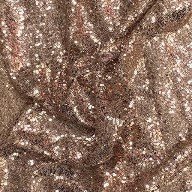Pound A Metre 3 Metres 3 Metres - Luxurious Sequins On Net - 55" Wide - (Light)