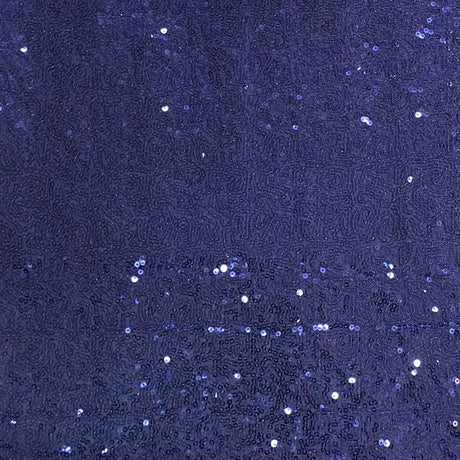 Pound A Metre 3 Metres 3 Metres - Luxurious Sequins On Net - 55" Wide - (Navy)