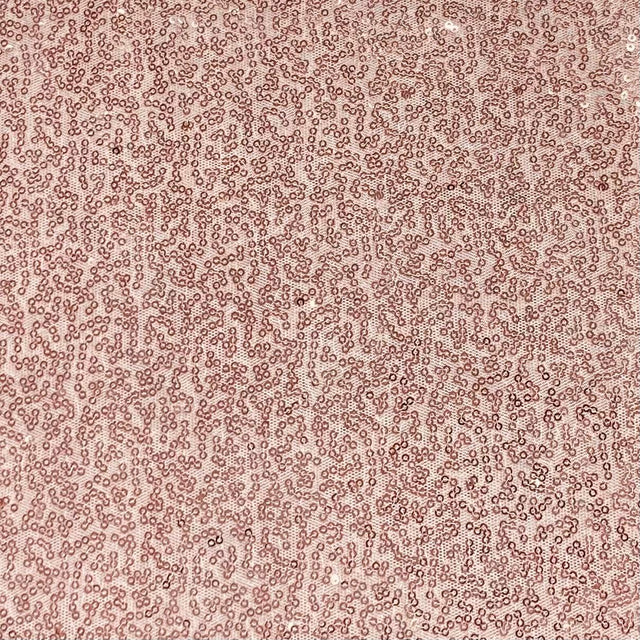 Pound A Metre 3 Metres 3 Metres - Luxurious Sequins On Net - 55" Wide - (Peachy Pink)