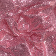 Pound A Metre 3 Metres 3 Metres - Luxurious Sequins On Net - 55" Wide - (Pink)