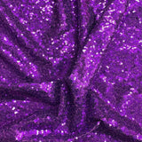 Pound A Metre 3 Metres 3 Metres - Luxurious Sequins On Net - 55" Wide - (Purple)