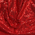 Pound A Metre 3 Metres 3 Metres - Luxurious Sequins On Net - 55" Wide - (Red)