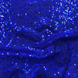 Pound A Metre 3 Metres 3 Metres - Luxurious Sequins On Net - 55" Wide - (Royal)