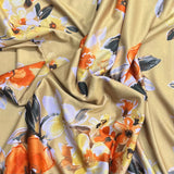 Pound A Metre 3 Metres Luxurious Slinky Jersey - 55" Wide  (Light Brown)