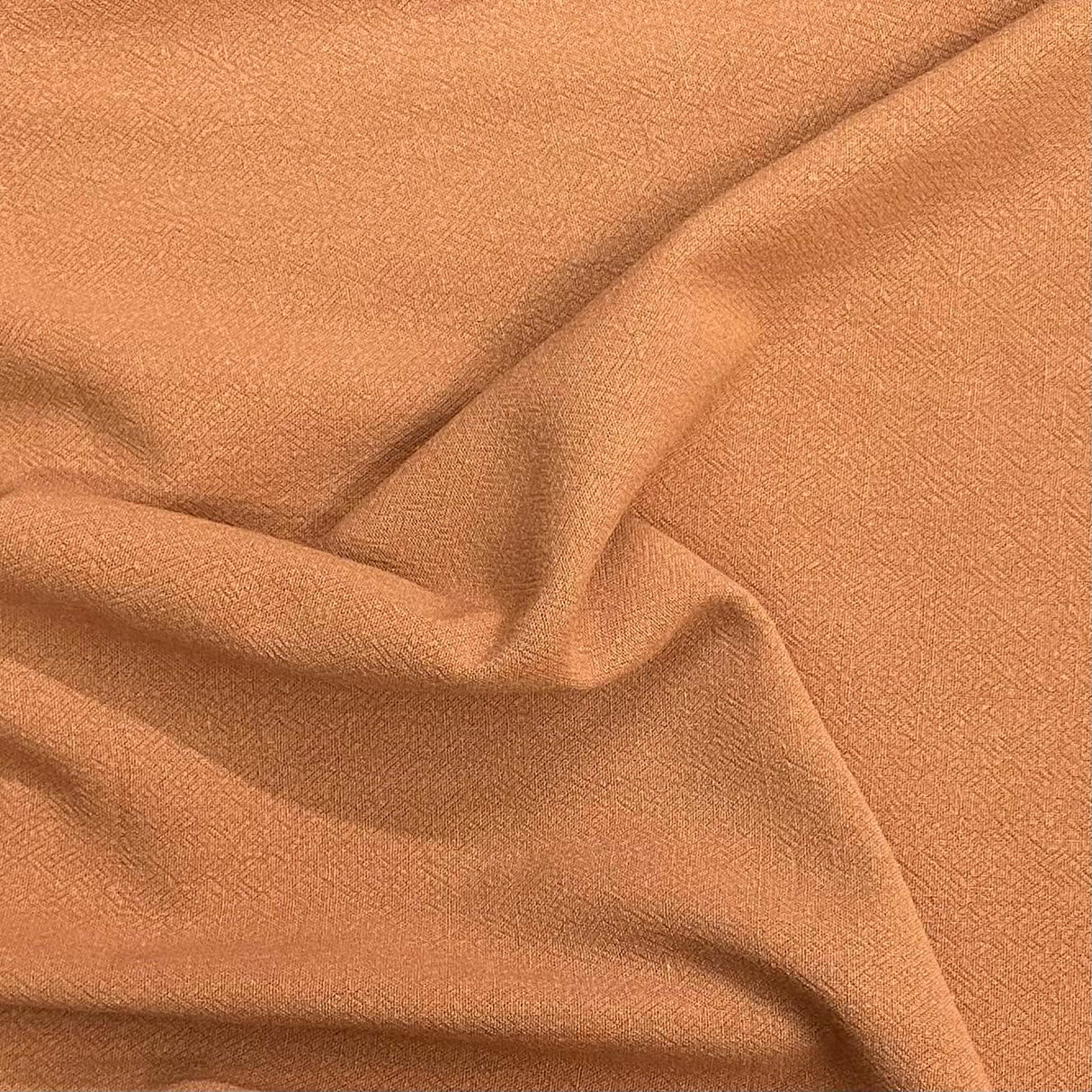 Pound A Metre 3 Metres, Luxurious Soft Cotton Linen 55" Wide - (Rust)