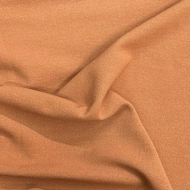 Pound A Metre 3 Metres, Luxurious Soft Cotton Linen 55" Wide - (Rust)