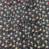 Pound A Metre 3 Metre 3 Metres Luxurious Solara Crepe 55" Wide (Black Garden)