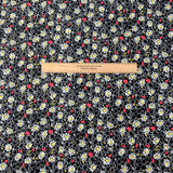 Pound A Metre 3 Metre 3 Metres Luxurious Solara Crepe 55" Wide (Black Garden)