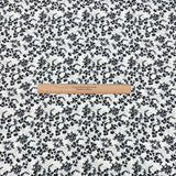 Pound A Metre 3 Metre 3 Metres Luxurious Solara Crepe 55" Wide (Black & White)