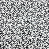 Pound A Metre 3 Metre 3 Metres Luxurious Solara Crepe 55" Wide (Black & White)
