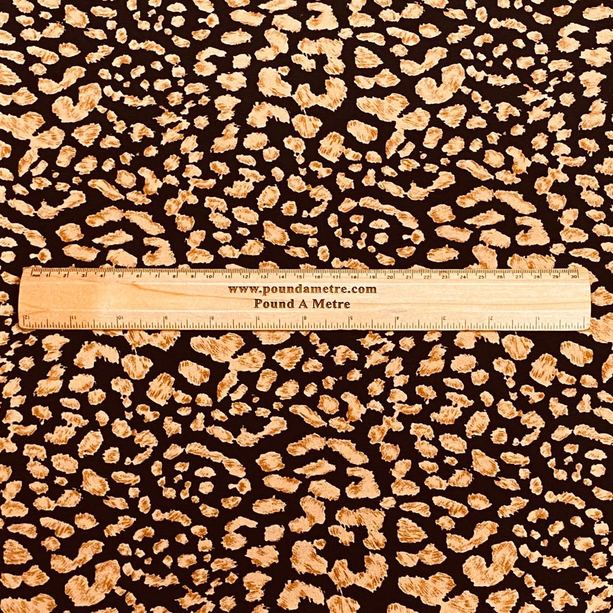 Pound A Metre 3 Metre 3 Metres Luxurious Solara Crepe 55" Wide (Cheetah)