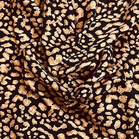 Pound A Metre 3 Metre 3 Metres Luxurious Solara Crepe 55" Wide (Cheetah)